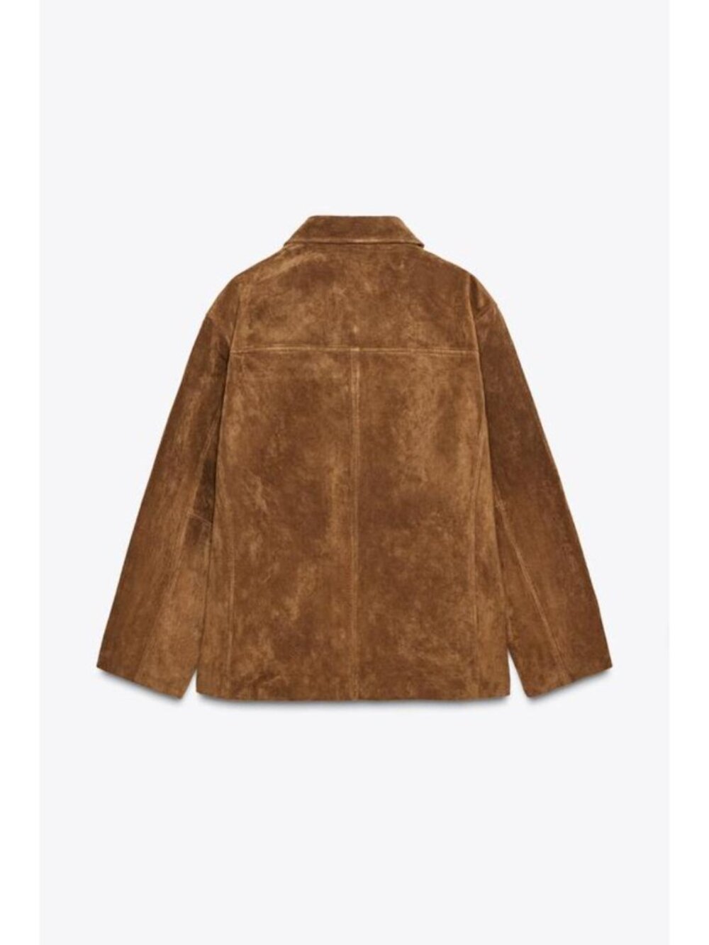 ZARA ZW COLLECTION LIMITED EDITION SUEDE LEATHER JACKET - Picture 5 of 6